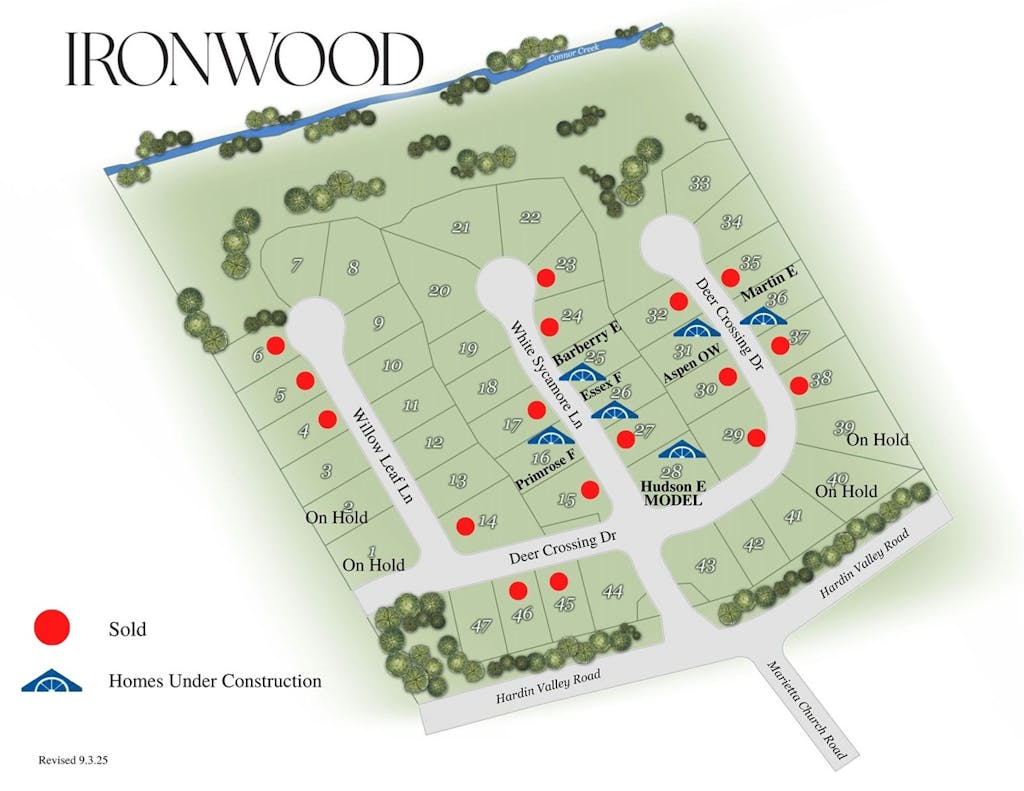 Ironwood Plat Map