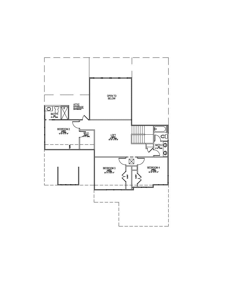 Floor plan for Lot 69 – 11717 Boston Ivy