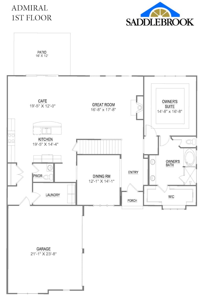 Floor plan for Admiral