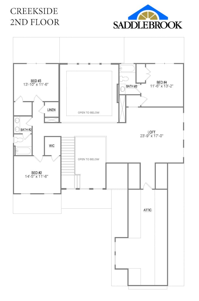 Floor plan for Creekside