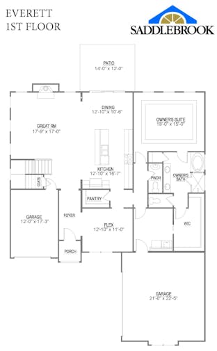 Everett- 2d Floor Plan 1