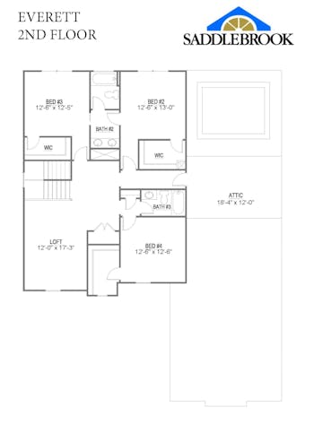 Everett- 2d Floor Plan 2