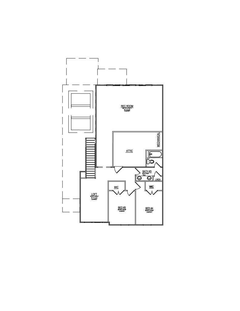 Floor plan for Lot 49 – 1111 Branch Hook