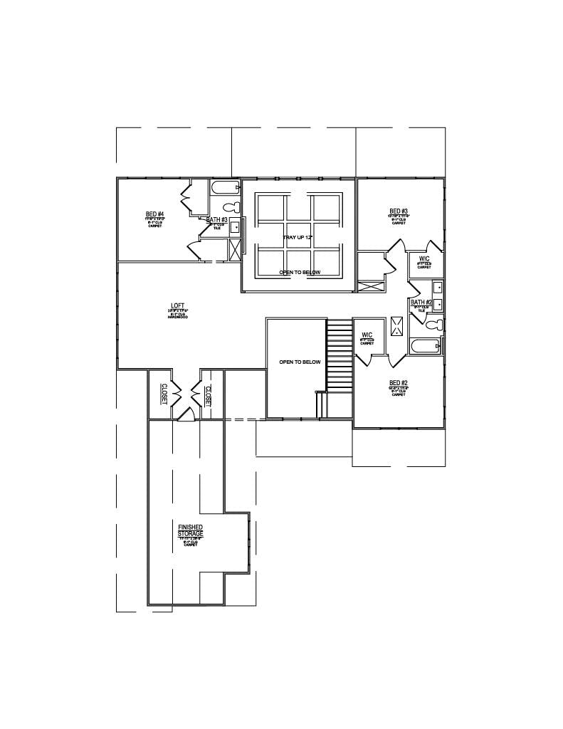 Floor plan for Lot 03 – 12436 Pipers Run