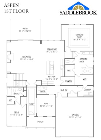 Aspen- 2d Floor Plan 1