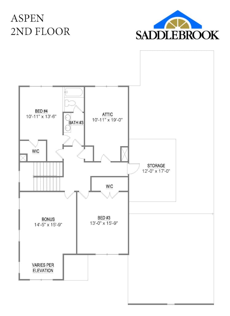 Floor plan for Aspen