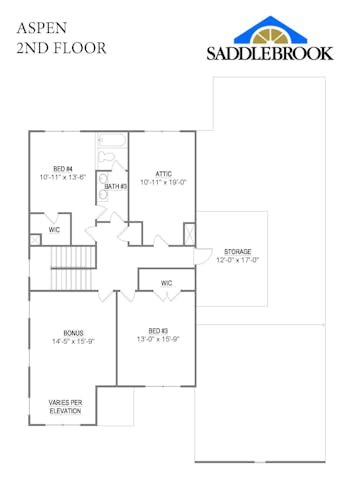 Aspen- 2d Floor Plan 2