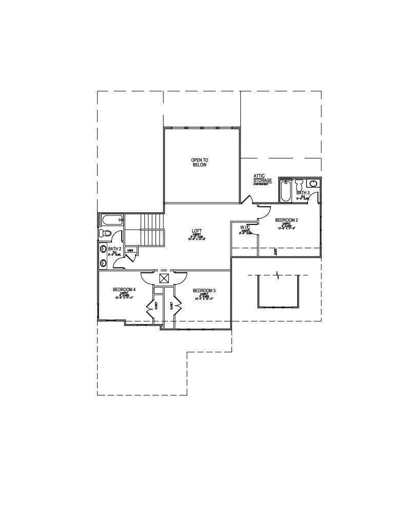 Floor plan for Lot 26 – 2130 White Sycamore